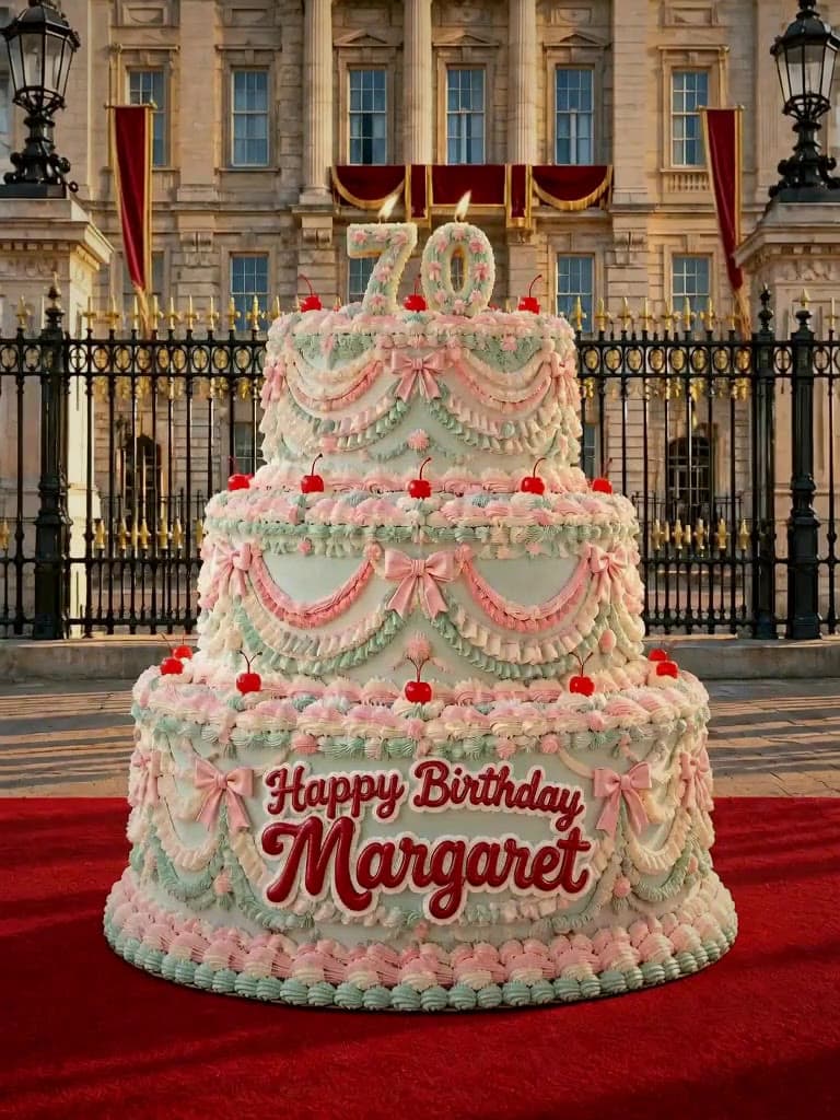 Their name on the cake from Cake at the palace