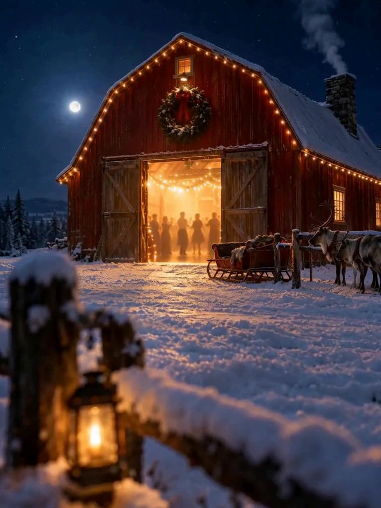 The barn dance from The Elf Barn Dance