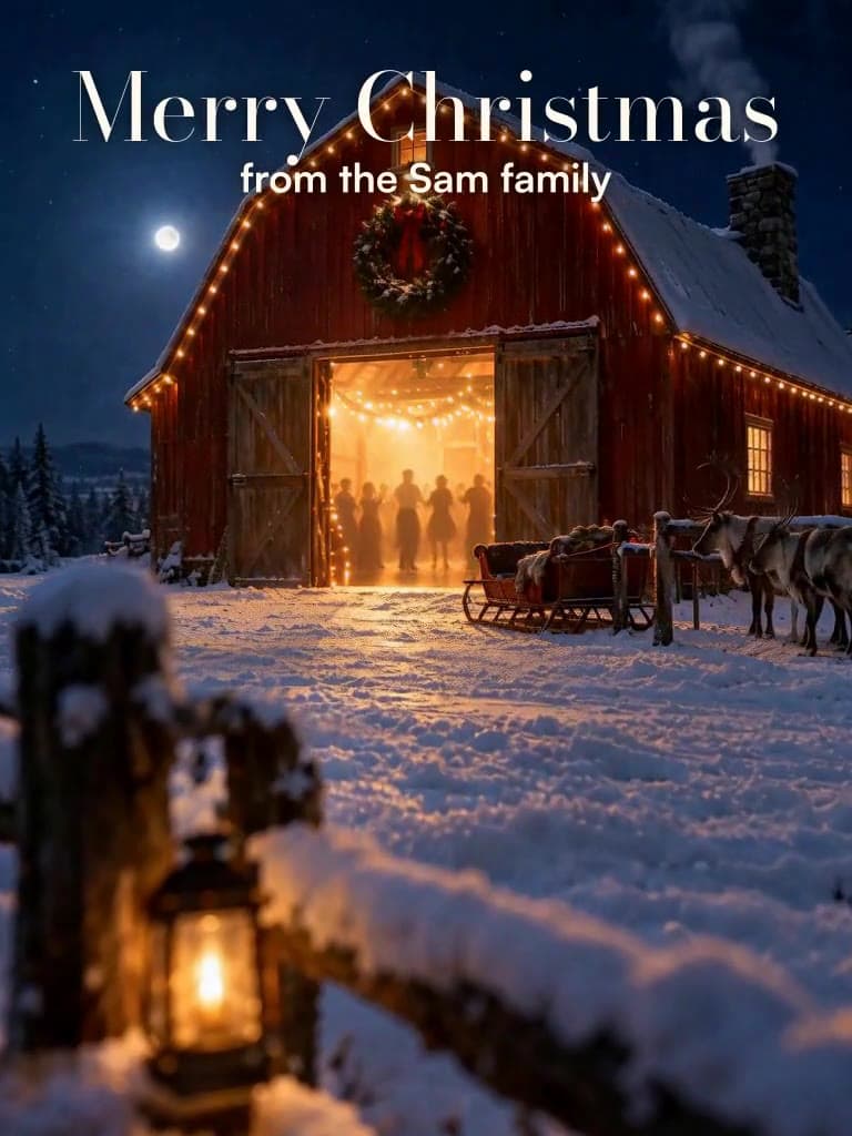 Santa's big finish from The Elf Barn Dance
